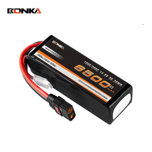 BONKA 6500mAh 100C 4S 14.8V Soft Pack for RC Car